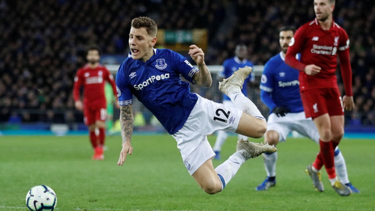 Liverpool held in goalless derby at Everton, stay second