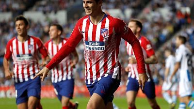 Doppietta Morata fa vincere l'Atletico Doppietta Morata fa vincere l'Atletico