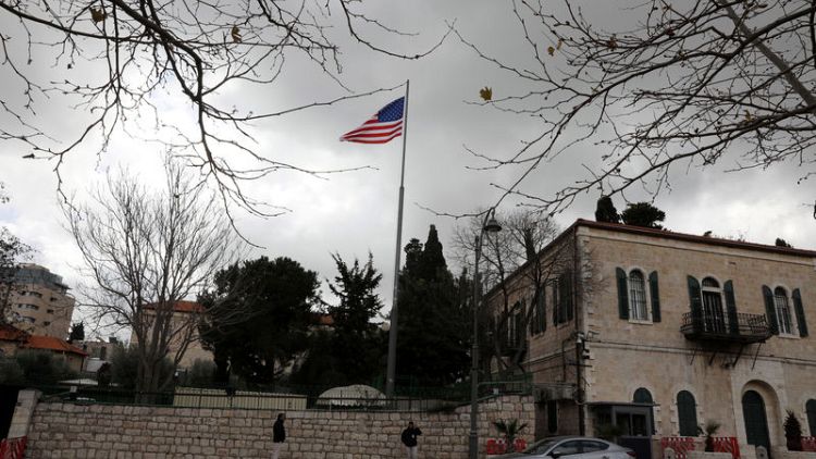 Flag comes down on U.S. Palestinian mission in Jerusalem