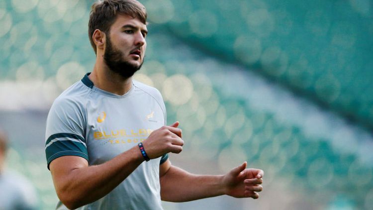 De Jager blow for Boks as lock faces World Cup race to be fit