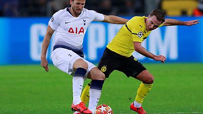 Kane scores in Dortmund as Tottenham stroll into last eight Kane scores in Dortmund as Tottenham stroll into last eight