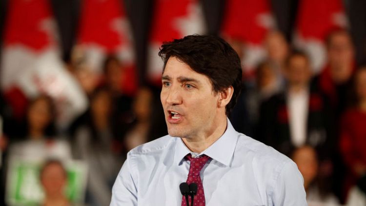 Canada's bruised Trudeau expected to fight political firestorm