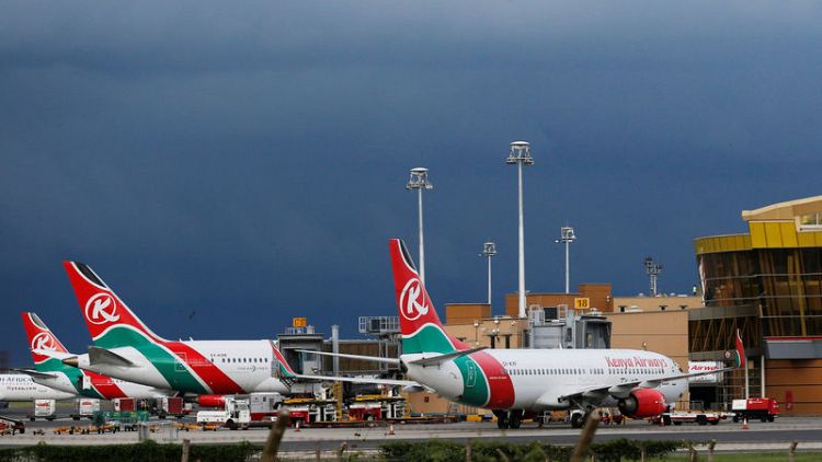 Strike over labour dispute grounds flights at Kenya's main airport