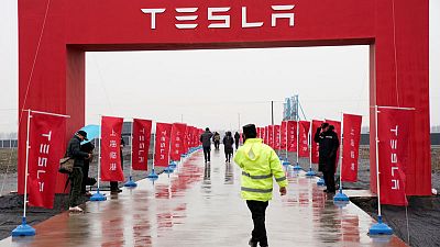 Tesla's Shanghai assembly plant to be completed in May - government official Tesla's Shanghai assembly plant to be completed in May - government official