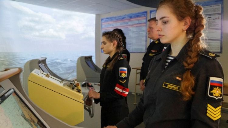 Female naval cadets say Russia not ready for women in combat roles