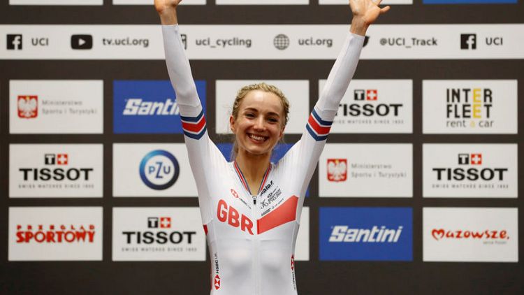 Cycling - World champion Barker wants Tokyo sister-act