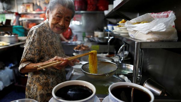 Ageing Singapore - 90-year old noodle vendor helps keep foodie culture alive Ageing Singapore - 90-year old noodle vendor helps keep foodie culture alive