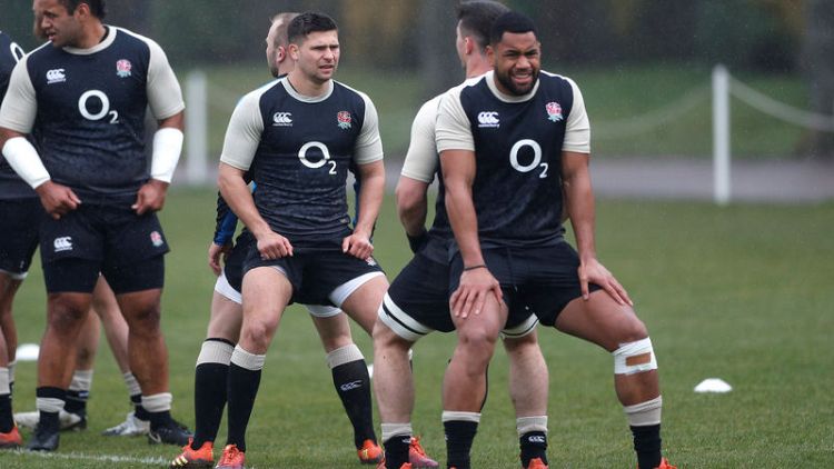 Rugby - Cokanasiga and Te'o start as England go big against Italy