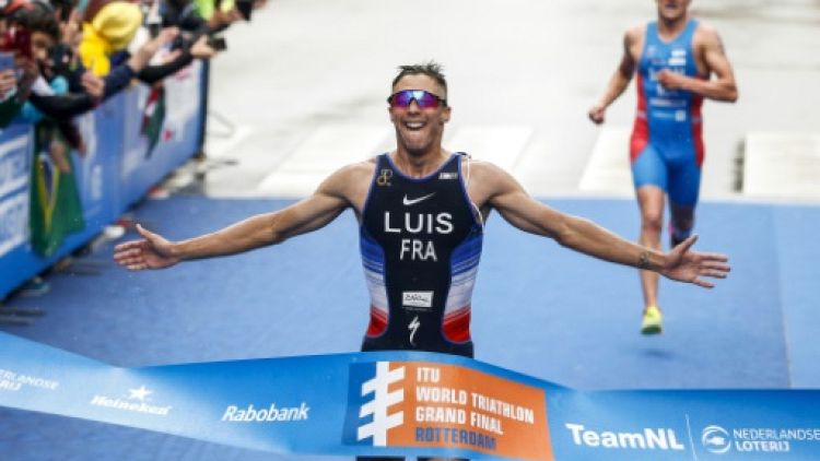 Le triathlète français Vincent Luis, le 16 septembre 2017 à Rotterdam