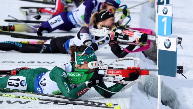 Italia apre col bronzo Mondiali biathlon