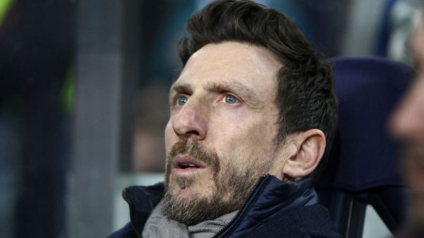Roma part company with coach Di Francesco Roma part company with coach Di Francesco