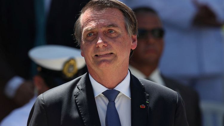 Brazil's Bolsonaro says democracy, liberty depend on military