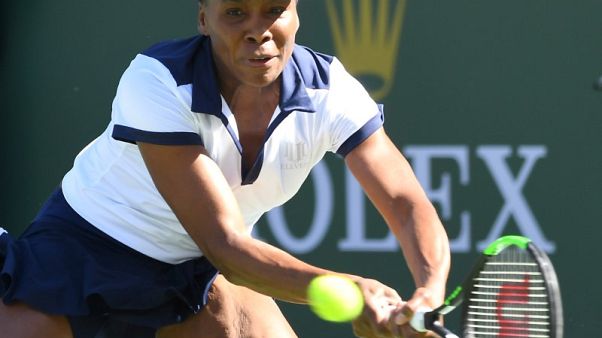 Venus overcomes illness to advance at Indian Wells Venus overcomes illness to advance at Indian Wells