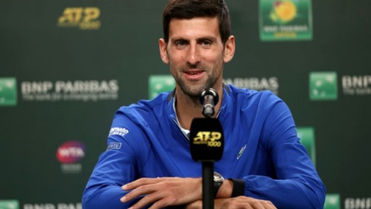 Tennis: Djokovic veut oublier à Indian Wells son cauchemar de 2018