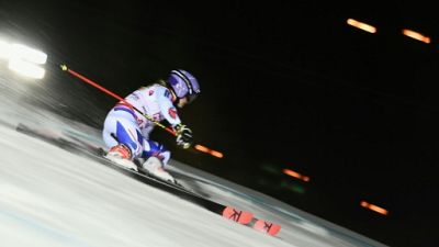 Tessa Worley lors du slalom géant d'Are, en Suède, le 14 février 2019 Tessa Worley lors du slalom géant d'Are, en Suède, le 14 février 2019