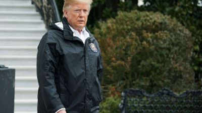 Le président américain Donald Trump, à la Maison Blanche, le 8 mars 2019 Le président américain Donald Trump, à la Maison Blanche, le 8 mars 2019