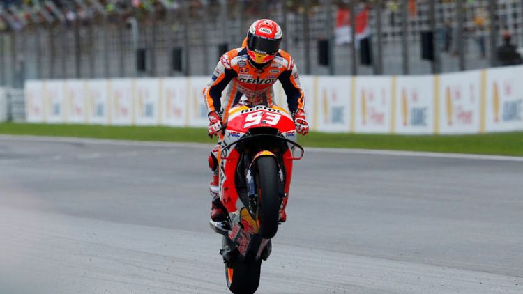 Motorcycling - Marquez on record pace in Qatar practice