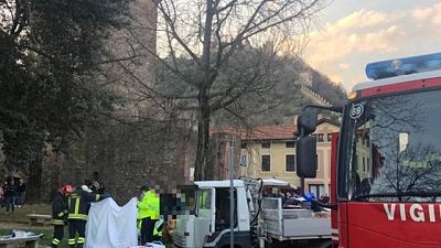 Passeggino travolto,camionista arrestato Passeggino travolto,camionista arrestato