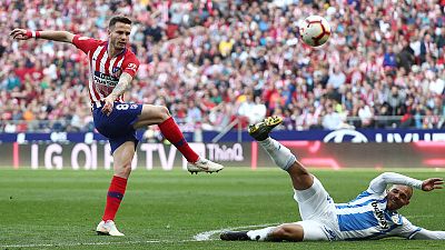 Much-changed Atletico sneak narrow win over Leganes Much-changed Atletico sneak narrow win over Leganes