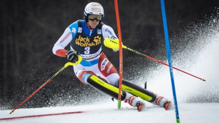 Ski alpin: victoire de Ramon Zenhaeusern sur le slalom de Kranjska Gora