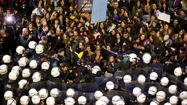 Erdogan accuses women's march of disrespecting Islam Erdogan accuses women's march of disrespecting Islam