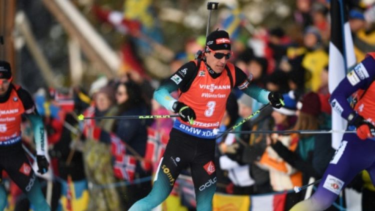 Biathlon: 2e médaille de bronze d'affilée pour Fillon-Maillet en poursuite, la surprise Pidruchnyi