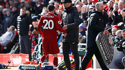 Liverpool's Lallana repays Klopp on rare starting appearance Liverpool's Lallana repays Klopp on rare starting appearance