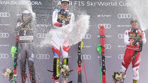 Alpine skiing - Hirscher wins eighth successive World Cup title Alpine skiing - Hirscher wins eighth successive World Cup title