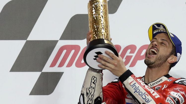 Dovizioso fends off Marquez to win Qatar MotoGP opener