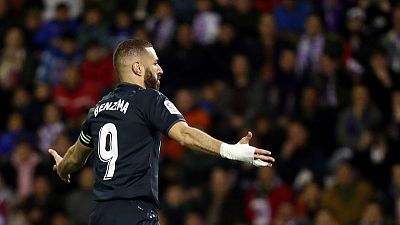 ثنائية بنزيمة تقود مدريد للفوز في مباراة مثيرة في بلد الوليد ثنائية بنزيمة تقود مدريد للفوز في مباراة مثيرة في بلد الوليد
