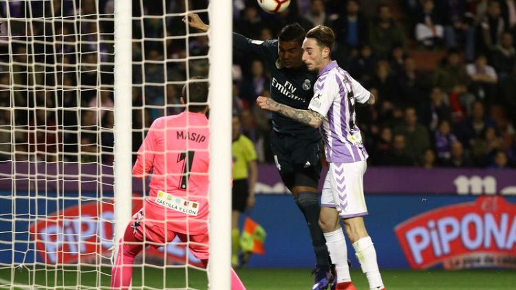 Madrid players left in dark as Valladolid lights go out