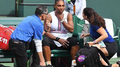 Serena Williams retires from Indiana Wells match Serena Williams retires from Indiana Wells match