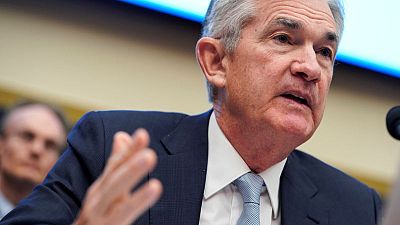 Powell - Fed not in 'any hurry' to change rates amid global risks: tv Powell - Fed not in 'any hurry' to change rates amid global risks: tv
