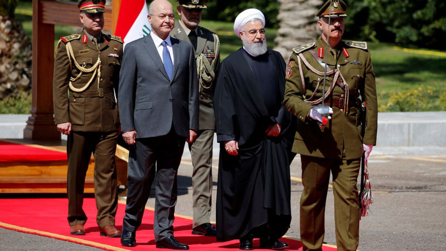Trade ties in focus as Iran's Rouhani begins first Iraq visit