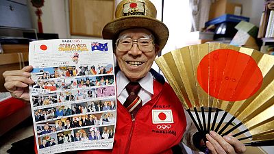 Japan's superfan looks to complete Olympic circle in 2020 Japan's superfan looks to complete Olympic circle in 2020