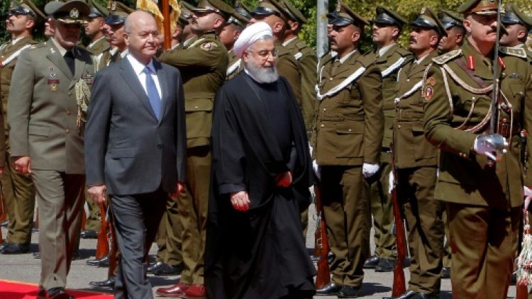 A Bagdad, le président iranien veut resserrer les liens bilatéraux
