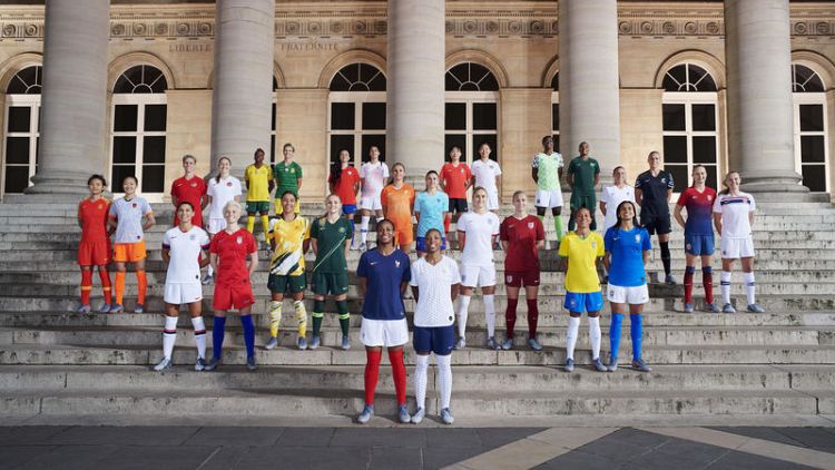 Nike unveils 14 national kits in women's World Cup push