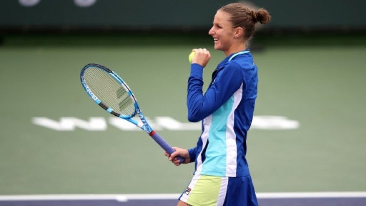 Tennis: Karolina Pliskova en 8e de finale à Indian Wells