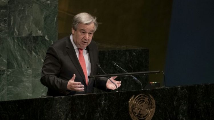 Le secrétaire général de l'ONU Antonio Guterres, le 11 mars 2019