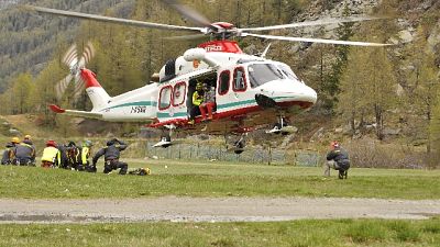 Slavina su ghiacciaio Toula, verifiche Slavina su ghiacciaio Toula, verifiche