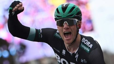 L'Irlandais Sam Bennett remporte la 3e étape de Paris-Nice le 12 mai 2019 L'Irlandais Sam Bennett remporte la 3e étape de Paris-Nice le 12 mai 2019