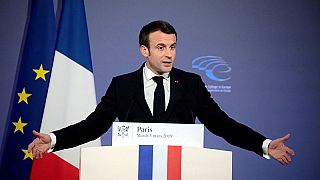 Macron's party rules out joining EU centrist group after Le Pen accusations