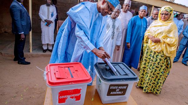 Nigeria's ruling party takes close lead in governor elections, but balance could tip Nigeria's ruling party takes close lead in governor elections, but balance could tip
