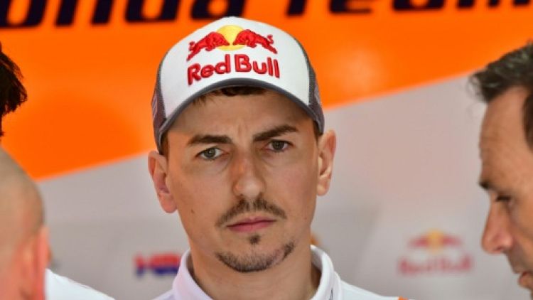 L'Espagnol Jorge Lorenzo lors des essais du GP de Doha le 9 mars 2019