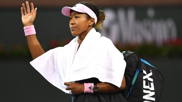 Osaka, Halep sent packing from Indian Wells Osaka, Halep sent packing from Indian Wells