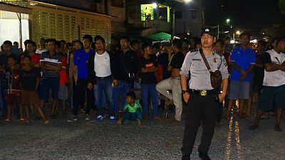 Wife, son of suspected Indonesian militant blow themselves up - police Wife, son of suspected Indonesian militant blow themselves up - police