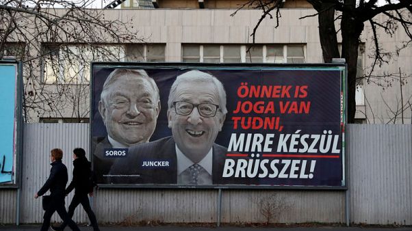 Hungary publishes more anti-EU ads despite pledging halt Hungary publishes more anti-EU ads despite pledging halt