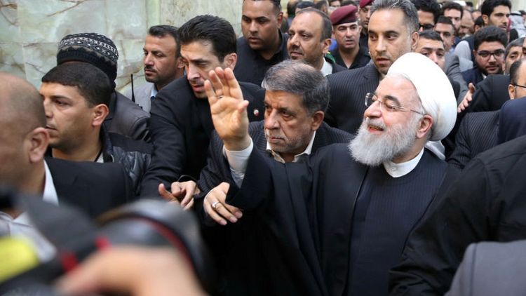 Iraq's top Shi'ite cleric tells Rouhani ties must respect sovereignty