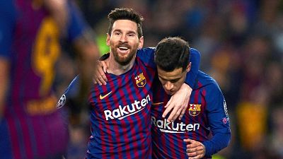 Champions: Messi show, Barca ai quarti Champions: Messi show, Barca ai quarti