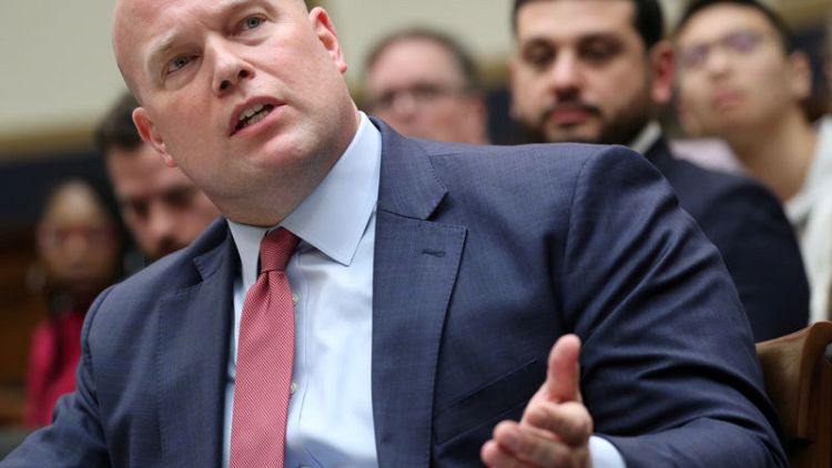 U.S. lawmakers emerge from Whitaker meeting with conflicting accounts